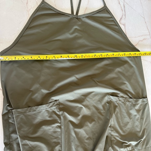 Halara Backless Multiple Pockets Ankle Length Casual Loose Tapered Jumpsuit LG - Picture 9 of 14